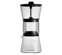Ice Drip Coffee Maker, Pour-Over Coffee Maker Set, with 600ml Borosilicate Glass Pot, Stainless Steel Dripper, 6 Drip Speed Adjustment, for Home, Office, Parties