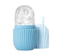 Ice Face Roller Silicone Ergonomic Portable Reusable | Skin Lifting Tools for All Skin Types, Improve Skin Firmness Elasticity After-Sun Care, Travel Salon