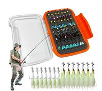 Ice FISCHING JIGS KIT, Fishing Attractor Bait Hook, Aviatore Lurer, Lifelike Design strumento per il libero per l'avventura o il lago Adventure