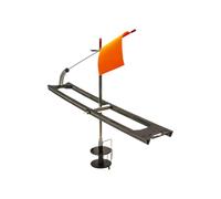 Ice Fishing Flag - Strike Indicator for Winter Anglers | Bright Orange Pole with Quick Alert, Cold Weather Fishing, Accessory for Men Women Father Husband Outdoor Sports Enthusiasts