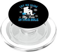 Ice Fishing Lure Ice Fisherman Essentials Canna da pesca sul ghiaccio PopSockets PopGrip per MagSafe