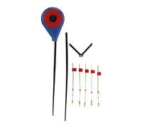 Ice Fishing Rod Top Tip, Set di 5 Pezzi, Punta di Ricambio per Canna da Pesca, Estensione Rinforzata da 10,4 cm - Materiale ABS Resistente, Leggero e Impermeabile, Adatto per