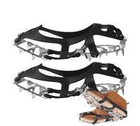 Ice Grips for Boots - Pinze in acciaio per scarpe | Ghiaccio neve Grippers, impugnature in acciaio, tacchetti da neve per uomo, inverno all'aperto, escursionismo, passeggiate, arrampicata