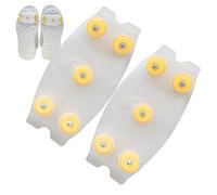 Ice Grips, Silicone 5-Prong Crampons For Shoes Anti Slip Traction Kit, Size Fits All For Adults And Kids, Secure Grip ForSnow Ice Hiking Walking, Durable And Flexible Design, Weight 42g