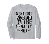 Ice Hockey Divertente Penalty Box Maglia a Manica