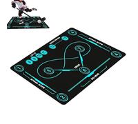 Ice Hockey Training Mat | 19,7 x 31,5 pollici Quiet Non-Slip Large Portable | Stickhandling Pad Training Equipment | For All Ages Soccer Lovers Professionals Enthusiasts Beginners Athletes