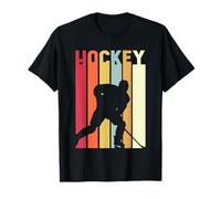 Ice Hockey Vintage Retro Style Gift for Hockey Player Coach Maglietta