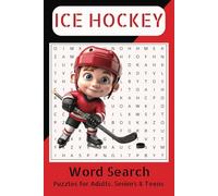 Ice Hockey Word Search Puzzle Book: Word Search with Easy to Read Print about Ice Hockey, Hockey and more | 6x9 inches, 110 pages | 50+ Puzzles … Gift for Vacations, Holidays and Free Times