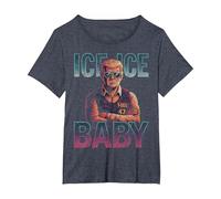 Ice Ice Baby Retro Divertente Trump Maglietta, Donna Plus-Size, Pervinca, 6X