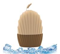 Ice Ice Face Icer - Massaggiatore viso in silicone, riutilizzabile, stampo per la cura della pelle per alleviare il gonfiore degli occhi