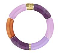 ICE Jewellery, bracciale da donna Bella viola arancione, alla moda, arancione e viola (024182), Taglia unica, Acrilico, acrilico