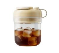 Ice Maker Bottle - 2 In 1 Mold 380ml, Leakproof Water Flask With Straw, Quick Release Ice Tray | Gym Sports Travel Party Adults Kids Men Women Bar Portable Drink Cooler Beverage Chiller Bottle Fun