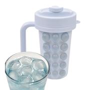 Ice Maker Cup - Squeeze Molds with Straw | Flexible Bubble Ice Maker with Stainless Steel Inner for Tea Coffee Home Outdoor Camping Picnic Party