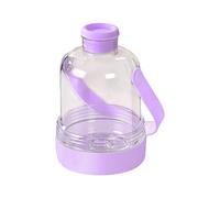 Ice Making Bottle With Straw And Handle - 2-in-1 Portable Ice Tray | Cold Blocks Maker Press Dispense Stackable Cube Mold | For Picnic Camping Kitchen Drinks Coffee Wine Milk Tea Whiskey Cocktail Free