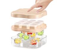 Ice Mold, 9 Grid With Lid Food Grade Maker, Freezer Ice Cube Tray | Ice Cube Molds & Trays for Whiskey Cocktail Bourbon Milk Juice Water Home Kitchen Bar Restaurant Party Summer