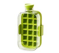 Ice Mold Bottle - 2n1 Iced Drink Maker | Easy-Release Silicone Ice Cube Tray with Airtight Lid, Portable Cold Drink Kettle for Camping, RV, Travel, Home Bar, Whiskey, Juice