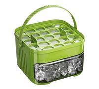 Ice Mold Box, Double Layer Tray, Non Stick Ices Mold, 50 Cavity Portable Ice Maker for Daily Life Kitchen Pool Picnic Camping Vacation Beverages Whiskey Cocktails Sodas Yogurt Lemonade Drinks