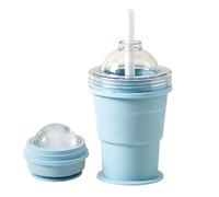 Ice Mold Cup - Ice Ball Maker Mold | Foldable Iced Drink Making, For Bartenders Home Office Party Camping Beach Road Trips Poolside Apartment RV Bar Club Wine Juice Cocktail
