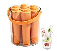 Ice Mold Maker Set - PET Ice Stick Tray With Bucket | Reusable Easy Release Ices Cube Mould For Drinks Cocktails Wine Juice Home Bar Party Kitchen Use