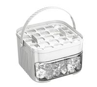 Ice Mold - Set di 50 cassetti a doppio strato, non stick portatile maker, impilabile freezer, per cucina pool, picnic campeggio vacanza, whiskey cocktail soda, Juices Drinks Uses