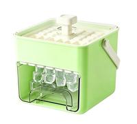 Ice Mold Tray, Cocktail Ice Maker, Whiskey Cooling Form, Double Layer Press Tool, for Beverages Cocktails Sodas Juices Yogurt Lemonade Party Daily Life Pool Picnic Camping Usage