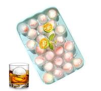 Ice Molds | 25 Grids Silicone Kitchen Making Container | Easy Release Ice Ball Mold | for Drinks Whiskey Cocktails Tea Home Party Picnics