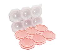 Ice Molds for Cocktails - Reusable Non Stick Silicone Tray | Kitchen Silicone Mold for Whiskey Sodas Juices Yogurt Lemonade, Easy Release Perfect fôr Party Pool Picnic Camping