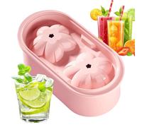 Ice Molds for Whiskey - 2-Cavity Nonstick Reusable Containers, Whiskey Ice Ball Maker Mold for Drinks, Coffee, Juice, Beer, Cocktail, Bourbon, Freezer, Home, Camping, Outdoor Beverage Fun
