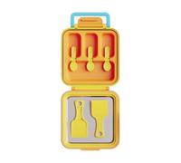 Ice Molds, Paddlepop Maker, 8,54 x 7,52 x 2,8 pollici, per yogurt, materiale di alimentare, set colorato per famiglie, feste di amici, attività per bambini, dessert making