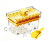Ice Molds With Scoop, iceecube Maker With Lid, Press Release cubes Tray