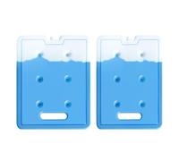Ice Packs for Cooler - Reusable Freezer Box | 2-Piece Long-Lasting Gel Pack