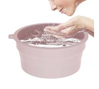 Ice Plunge Bowl, Face Cooling Basin, 8.46x3.94 Inches Silicone Skin Toner, Cold Session Beauty Tool, Compact Firming Wash for Home Spa, Travel Skincare, Hotel Facial Routine