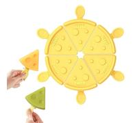 Ice Pop Mold - 6 Grid Food Grade Reusable Freeze Pop Mould Cheese Ice Cream Maker DIY Dessert Tool, Easy Release Tray | For Kids Yogurt Cake Summer