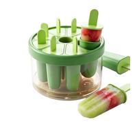 Ice Pop Mold - 8 Cavity Reusable Freezer, Ice Cream Bar Maker for Easy Homemade Treat Preparation and Fun Dessert Creation Food Grade Mold with Sticks for Smooth Release