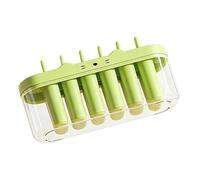 Ice Pop Molds - 6-Cavity Leak-Proof, Pop Stick Maker Mold | Ice Poop Maker For Juice Yogurt Jam Jelly Pudding Fruit Juice Home Dorm Apartment