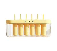 Ice Pop Molds Silicone Freezer Tray Leakproof Reusable Stick Maker Kitchen Tool Juice Yogurt Jam Jelly Pudding Fruit Dessert Bar Home Dorm Apartment Party Picnic Camping Summer Refreshment