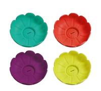 Ice Pop Stampo - Porta del in silicone | 4x rack riutilizzabili lecca | Set di creatori congelati a prova di gocciolamento | Coppa da dessert non disordinata per bambini Summer Pool Days