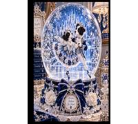 Ice Queen Winter Terrier Snow Globe Blank Lined Journal
