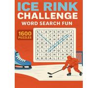 Ice Rink Challenge: Word Search Fun for Hockey Fans: 1600 Words | Large Print | Great for All Ages