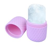 Ice Roller, Face Cooling Tool, Silicone Beauty Roller, Lightweight Ergonomic Design, Reusable Cold Mold, Perfect for Girlfriend Daughter Wife Skincares, 6.2x6.2x11.5cm Pink Blue Silicone