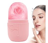 Ice Roller, Facial Cold Massager, Firming Soothing Skin Tool, Spa Roller, Puffiness Relaxation for Home, Travel, Beauty Routine, 4.72x2.76x1.97 inches, White, Purple, Black, Pink
