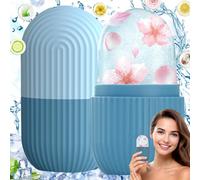 Ice Roller,Ice Roller Viso,Ice Face Roller,Riutilizzabile Eye Ice Massage Bellezza del Viso Cura Della Pelle lmpacco di Ghiaccio Restringe i Pori,Antirughe,Riduce il Gonfiore,Migliora l'elasticità