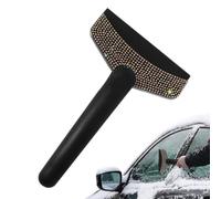 Ice Scraper for Car - Snow Remover Shovel - Frost Cleaning Tool for Winter | Windshield Ice Scraper with Embellished Rhinestone Vehicle SUV Truck Outdoor Road Driving Morning Daily Commute