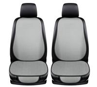 Ice Silk Non-Slip Car Seat Pad for Summer, Breathable and Refreshing, Car Seat Covers Full Set, Car Seat Protector for Sweat, Car Dog Cover Back Seat (Grey,Front Seats (4 Pcs))