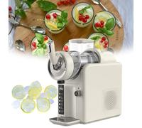 Ice Slush Machine,Professional Ice Drink Drink Machine,Soft Serve Ice Cream Machine,Margarita Machine,Summer Parties Frappe Maker,Perfect for Smoothies,Margaritas,Milkshakes(White)