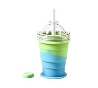 Ice Sphere Maker Bottle - Innovative 2-in-1 Silicone Mold, Portable Beverage Chiller, Rapid Freeze Tray, Easy Release Spherical Ice Tray | For Home Office Camping Picnic