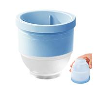 Ice Sphere Mold - Lidded Stackable Freezer Mold, Chilling Piece for Hosting, Whiskey Ice Tool, Cocktail Drinks Piece with Easy Release Flexible Wall, Home Bar Tool for Freezing Cooling and Infusing