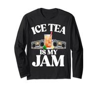 Ice Tea è Il Mio tè Freddo marmellata Maglia a Manica