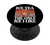Ice Tea L'unico ghiaccio che mi piace il tè freddo PopSockets PopGrip Adesivo