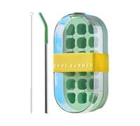 Ice Tray - 18 Grid Ice Crush Cups | Easy Release Reusable Mold For Milk Coffee Whiskey Soda Chilling Drinks Cocktail Home Cafe Restaurants And Others